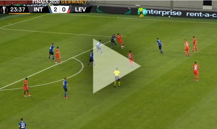 Havertz strzela kontaktowego gola Interowi! 2-1 [VIDEO]